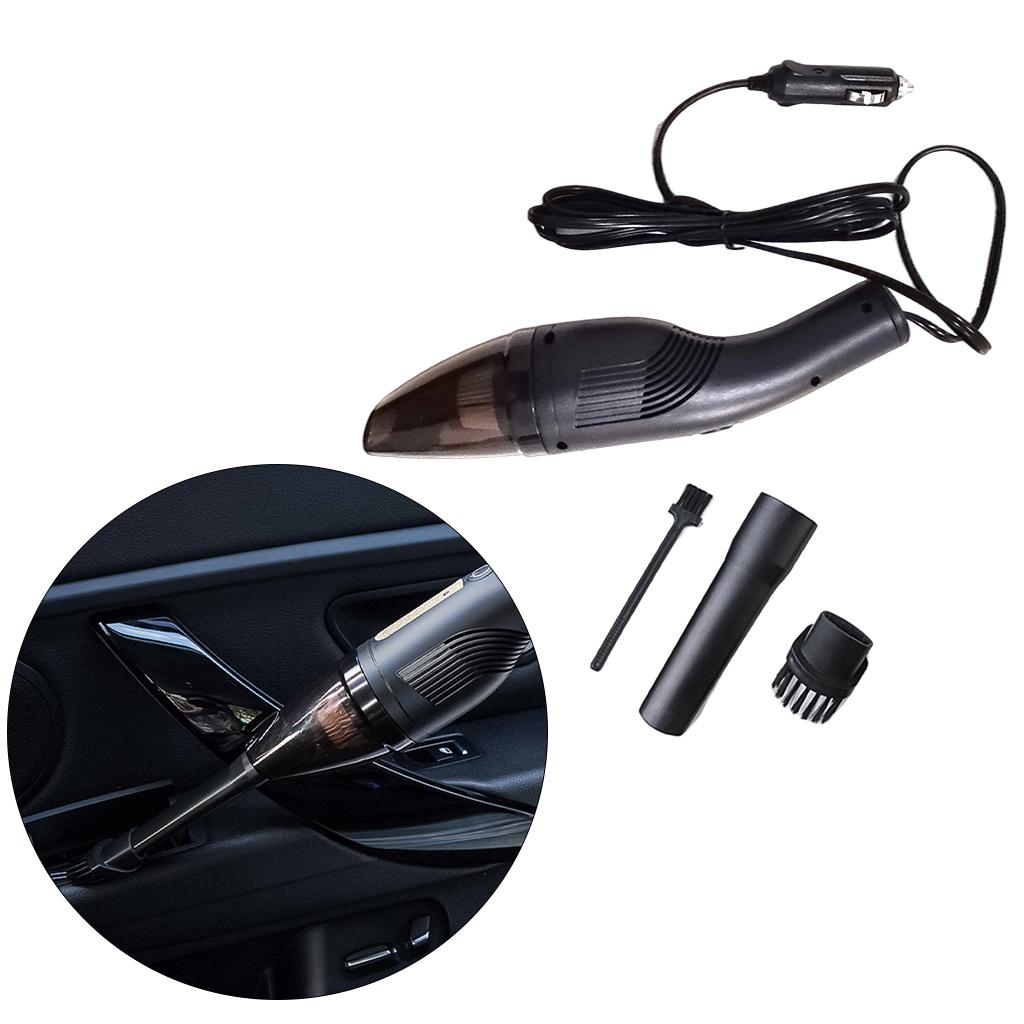 Portable Car Vacuum Cleaner Use 12000PA High Power with Long Nozzle Operate Rechargeable Handheld