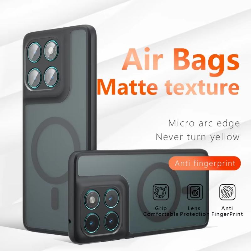 Magnetic Wireless Charging Shockproof Case For Motorola Moto Edge 60 Fusion Magsafe Matte Hard Bumper Shell