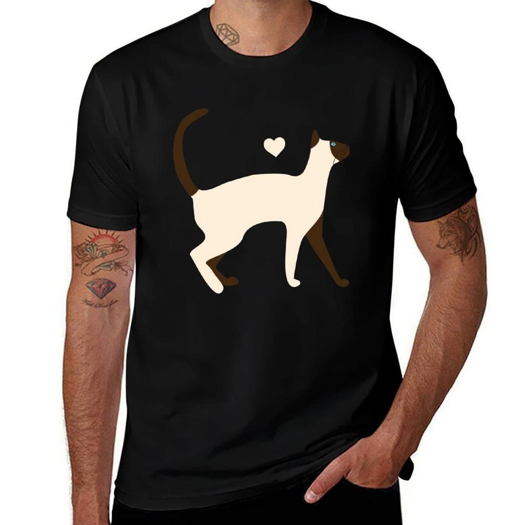 Siamese Cat Tshirt Construction Work Tee Shirt Tshirt
