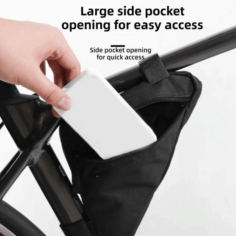 Polyester Bike Beam Hanging Bag Storage Saddle Frame Pouch  Cycling Outdoor Sports
