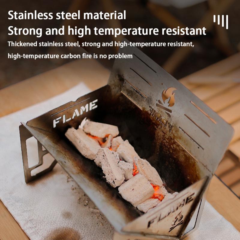 Cheap Camping Stove 4level Quick Disassembly Picnic Barbecue Grill