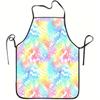 1pc Adjustable Easter Egg Print Apron with Egg-Themed & Adjustable Waistband - Polyester Bib Suitable for Kitchen Cooking, Easter Egg Hunt, Gardening,