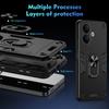For vivo V60 Lite 4G/5G Case PC + TPU Drop Defend Phone Cover with Ring Kickstand