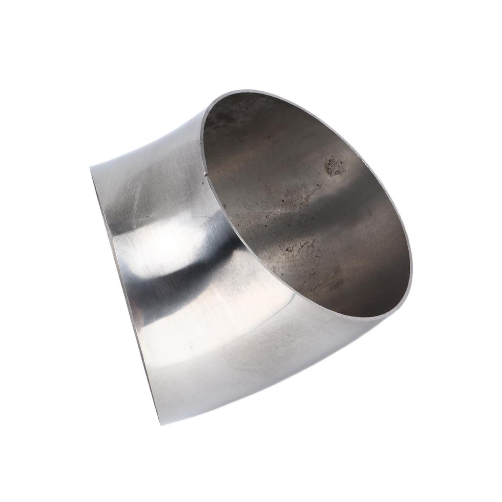 45 Degrees  Turbo Exhaust Bend Elbow Pipe Exhaust Downpipe Corrosion Resistant 304 Stainless Steel