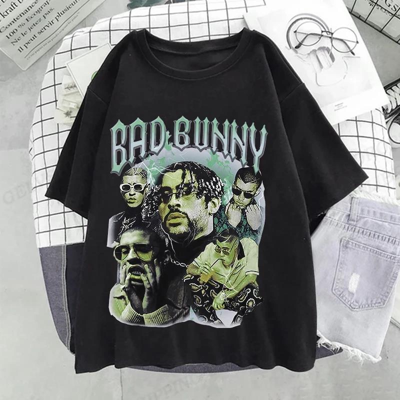 UN VERANO SIN TI Bad Bunny T Shirt Unisex Women Fashion Hip Hop Music Albums Short Sleeve Plus Size T Shirt Unisex