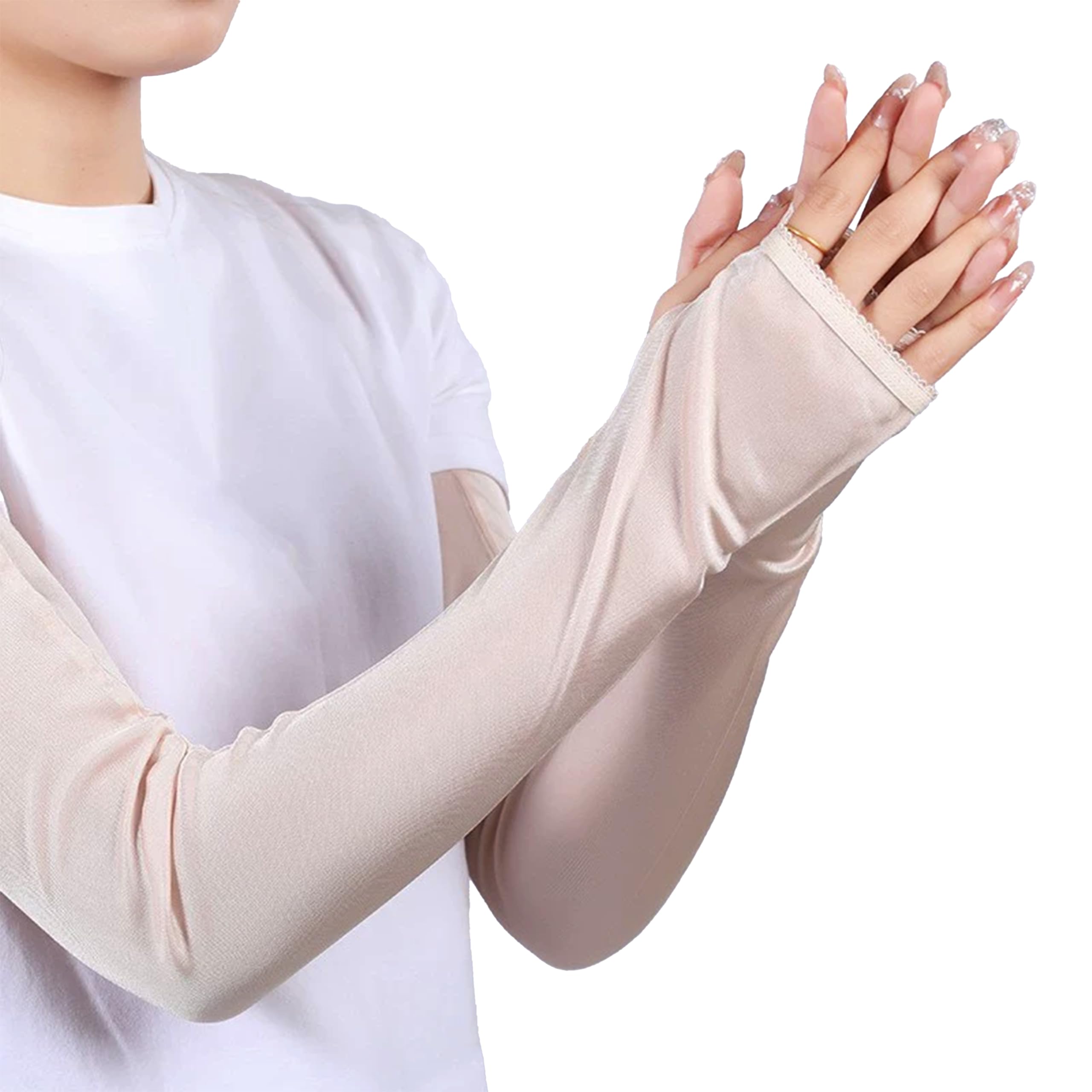 

Шелковые нарукавники от солнца, УФ-защита, Пот, Быстросохнущие, Для чувствительной к солнцу кожи, Сухость, 2 стильных M [wetimes] Женские, Прохладные, Защита, UPF50+, Впитывающие, Сушащие, Увлажняющие, Прохладные,