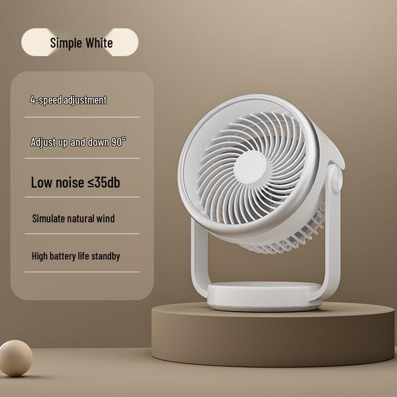 Lee Shen N701 USB Rechargeable Desk Air Circulation Fan
