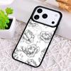 Peony Delicate Flower Shockproof Phone Case for iPhone 17 Air 16e 15 11 12 14 13 Pro Max Cover Coque