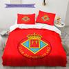 CD Aoiz  Pattern Bedding Quilt Set  Home Decoration  Gift (1 * duvet cover + 2 * pillowcase  without core)