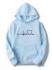 Trendy Cross-Border Couple Hoodies: Autumn/Winter Velvet Print with Kangaroo Pocket