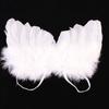 Baby Newborn Angle Wing And Small Bow Headband Photograph Prop Pearl Bow Headband Photograph Prop Suit Infant Clothes Suit