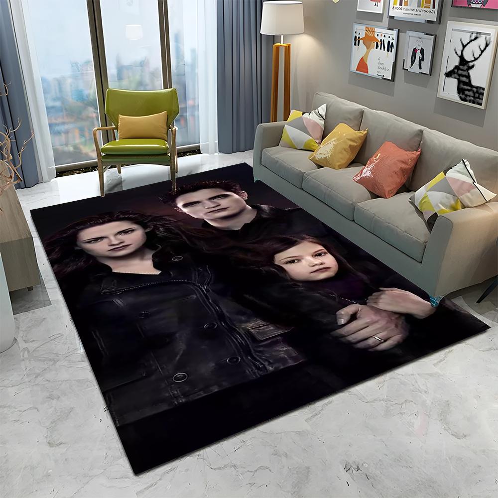 3D-Druck The Twilight Saga HD Teppich für Zuhause Wohnzimmer Schlafzimmer Sofa Fußmatte Dekor, Kinder Spielbereich Teppich Rutschfeste Bodenmatte