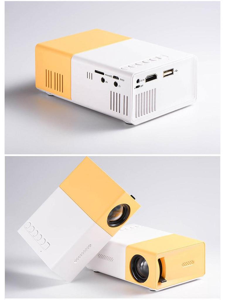 YG300 HD Mini Portable Projector - Compact Cinema for Indoor/Outdoor Use