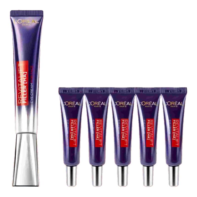 L Oreal Revitalift Filler Eye Cream (Purple Iron) with Massaging Applicator
