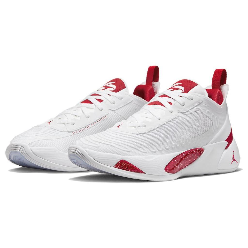 Air Jordan Luka 1 White Fire Red Men Sneakers DQ7689-116