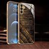 Trend Atmosphere Simplicity High-end Electroplating Glass PhoneCase for Samsung Galaxy S26 S25 S24 S23 S22 S21 FE,Ultra,Plus