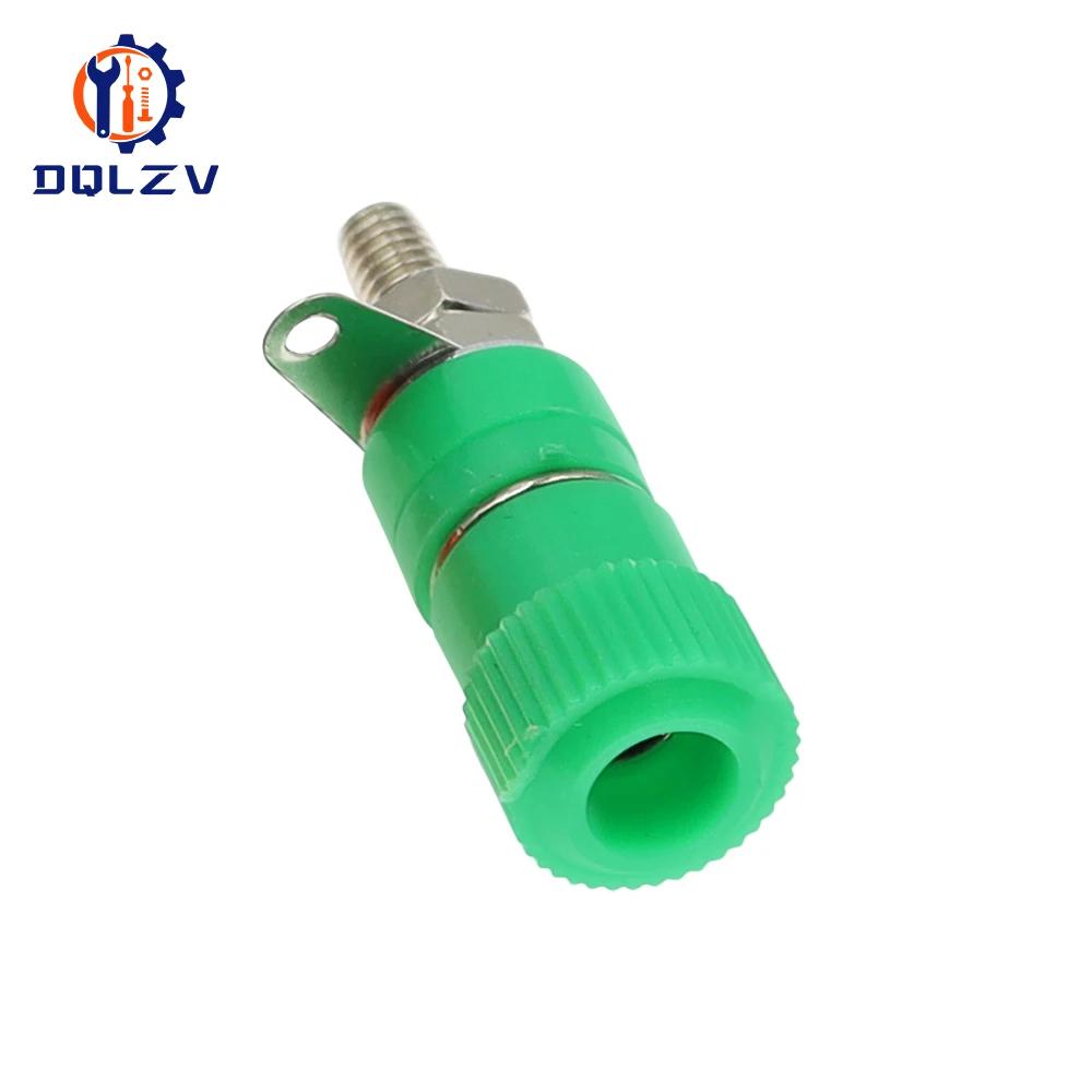 Terminal Blocks JS-910B 4mm Amplifier Terminal Connector Binding Post Banana Plug Jack Mount