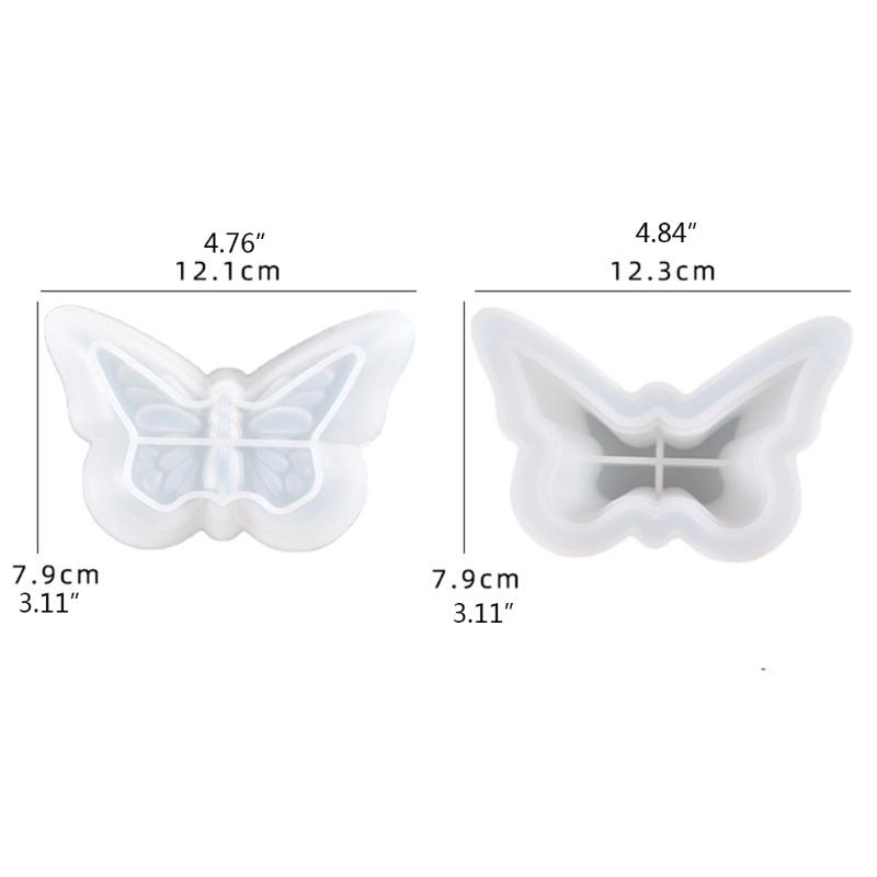 Silicone Craft Mold Butterfly Shape Suitable for Creating Candle Containers and Organizers Great for Handmade Gifts