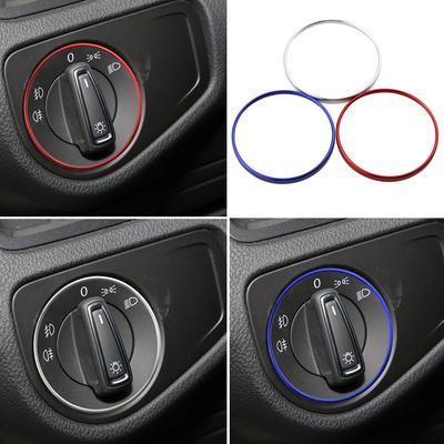 For Skoda Rapid 2013-2026 Octavia 2013-2016 Scala 2019-2026 Fibia 2011-2020 Citigo 2013-2026 Head Light Adjust Knob Sticker Ring