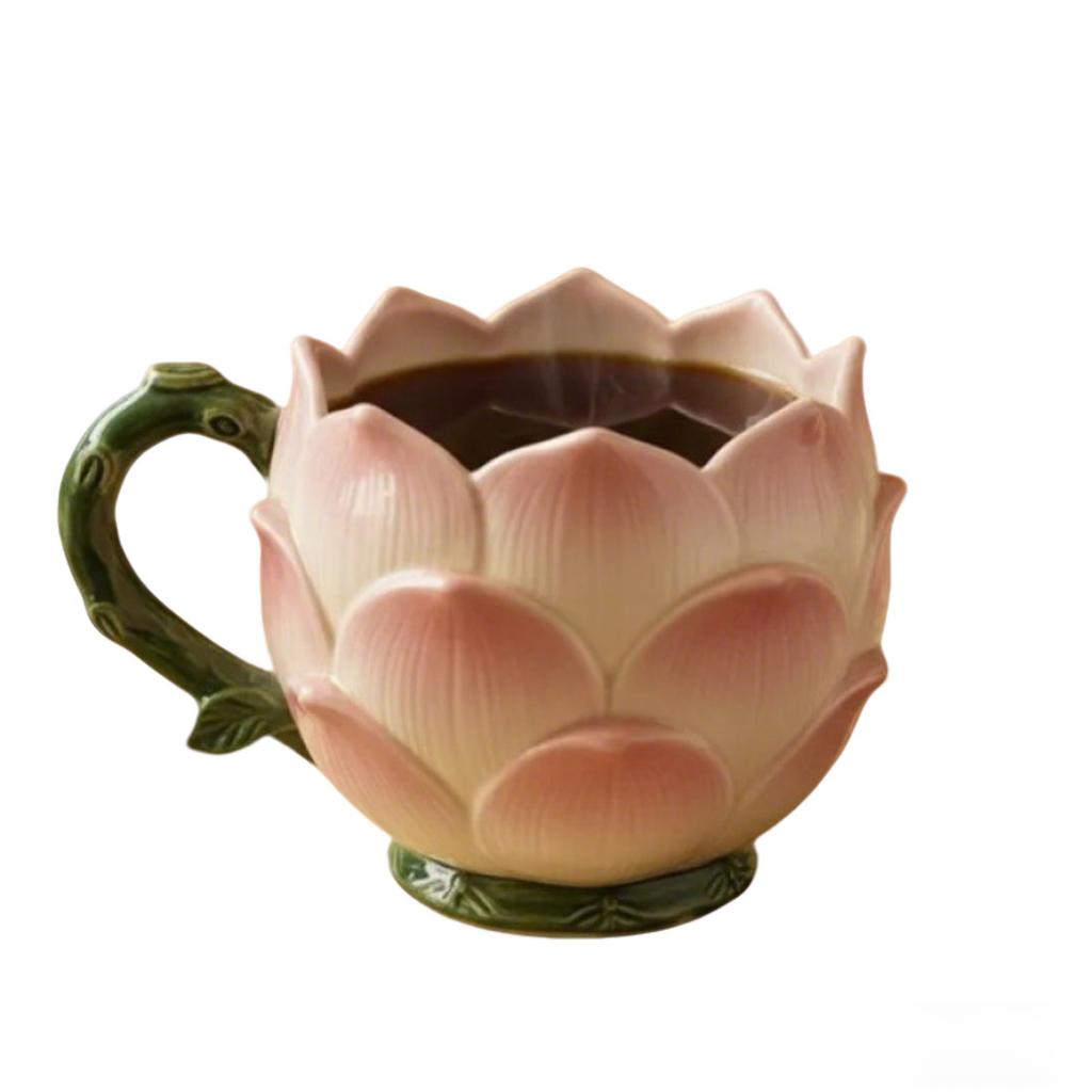 Elegant Floral Mug, Perfect Gift For Tea Lovers, For Birthda, Annrsaries, And Cozy Mornings, Gardening