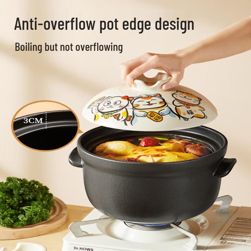 COOKER KING Japanese-Style Ceramic Casserole Pot