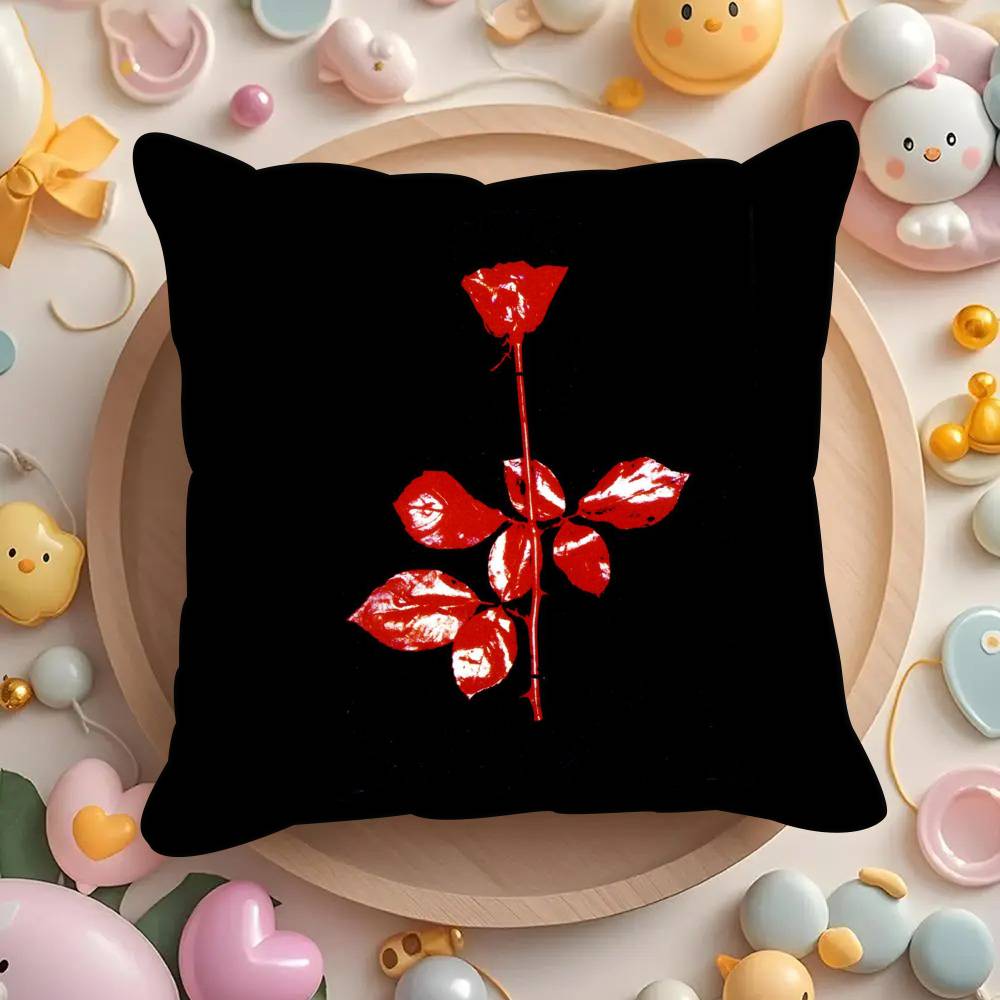 Band D-depeches black Mode  Pillowcases cushion covers living room sofas home decor gifts