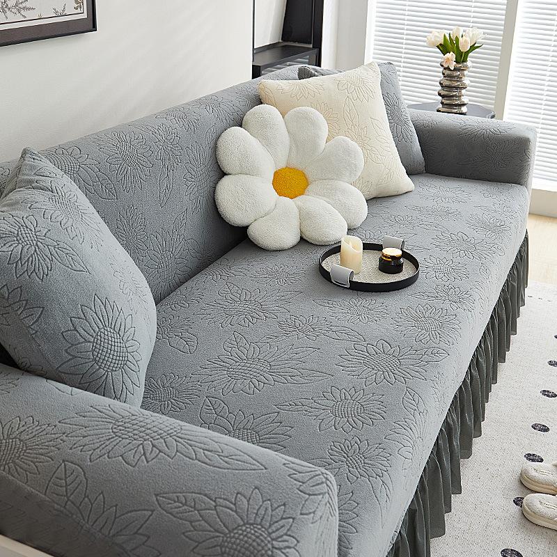 Nový Elastický Univerzální Potah Vhodný na Všechna Roční Období Prémiový Potah na Pohovku Tkanina Odolná proti Poškrábání Kočkami