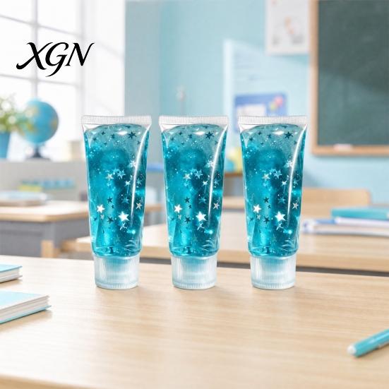 Handheld Fidget Toy 2/3Pcs Shapable Clear Tube Squeeze Toy, Slow Rising Stress Relief Travel Reliever Anti-Anxiety Hand Relaxation Sensory