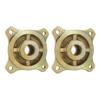 1 Pair 4 Stud 24T Spline Rear Axle Wheel Hubs 25mm for 125cc 150cc 200cc Go Kart ATV Quad