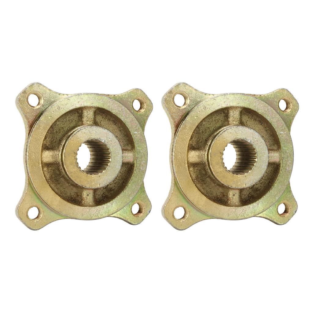 1 Pair 4 Stud 24T Spline Rear Axle Wheel Hubs 25mm for 125cc 150cc 200cc Go Kart ATV Quad