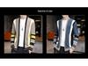 Men's Color Block Knit Cardigan Sweater - Short, Quality Jacket Top