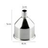 Stainless Steel Funnel  Portable Conical Funnel for Kitchen Oil Wine Liquid Dispensing  Food Grade Metal Funnel for Bottling