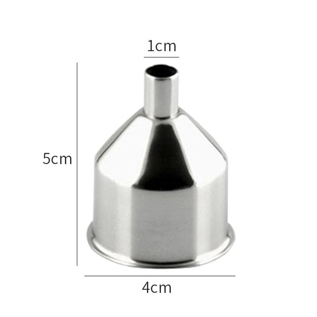 Stainless Steel Funnel  Portable Conical Funnel for Kitchen Oil Wine Liquid Dispensing  Food Grade Metal Funnel for Bottling