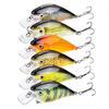 6 Colors 7.6cm  12.7g Available  Artificial Bait Crank Hard Plastic Fishing Lures