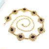 Elegant Hollow Waist Chain for Women - Versatile Fashion Accessory Paired with Skirts