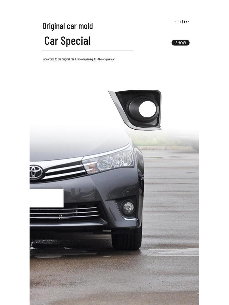 Fog Light Grille Trim for 2007-2017 Corolla Bumper
