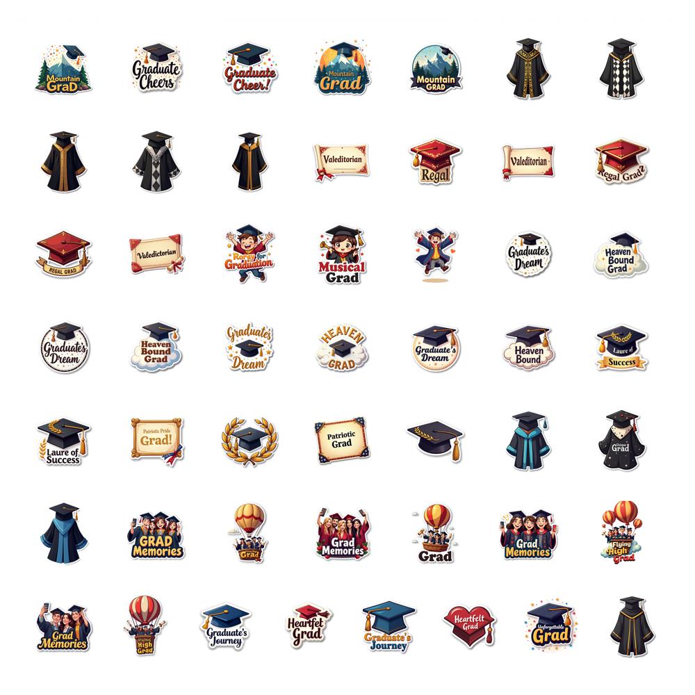 50pcs Stickers School Supplies Stationery Stickers For Suitcase Fridge Phone Luggage Laptop Guitar Car Sticker