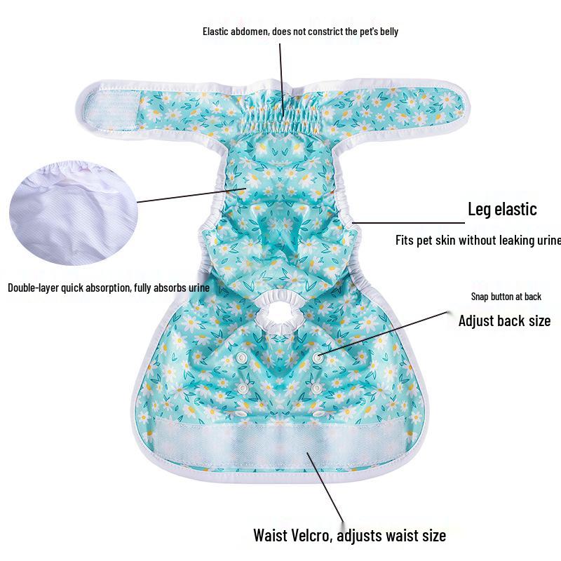 All-Season Leak-Proof Diaper for Female Dogs - Menstrual & Outdoor Protection