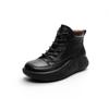 New Cotton Shoes, High-top Shoes, Casual Women's Shoes, Thick-soled Single Shoes, Soft Leather Boots