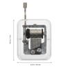 1Pcs Delicate Manual Music Box High-Grade DIY Mechanism Clear Sound Spiritual Relaxation Desktop Ornament Creative Gift Idea