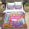 Lankybox Foxy Boxy Süßes Bettwäsche-Set Bettbezug Bettdecke Luxuriöses Geburtstagsgeschenk Exquisite Bettausstattung