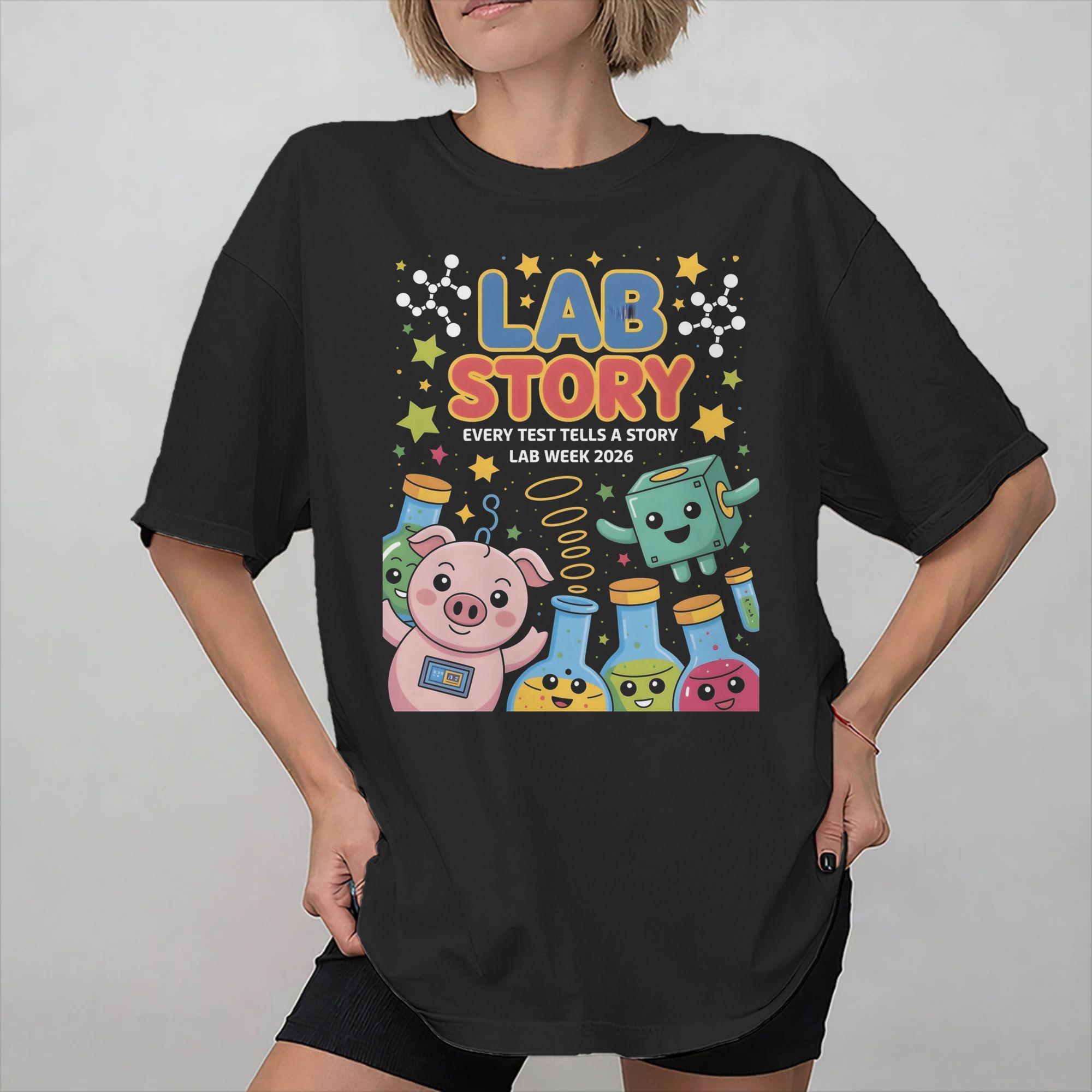 Lab Crew Lab Week 2026  Printed T Shirts Unisex Women  100 Cotton  Tee Shirt Clothes S