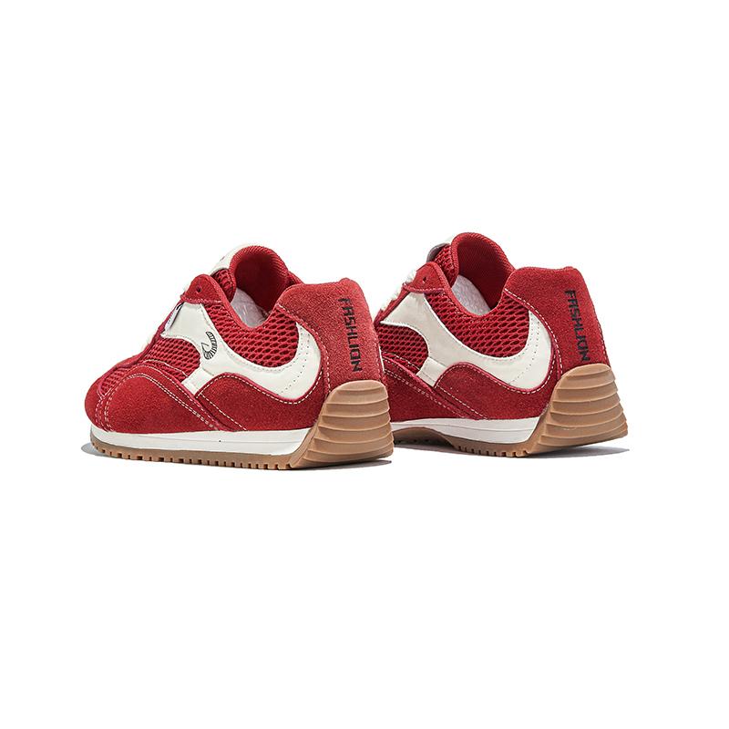 Fashion Moral Training Shoes Women Genuine Leather 2025 New Flat Non-slip Sneakers Shoes For Women Large Size Running Casual Shoes Femal