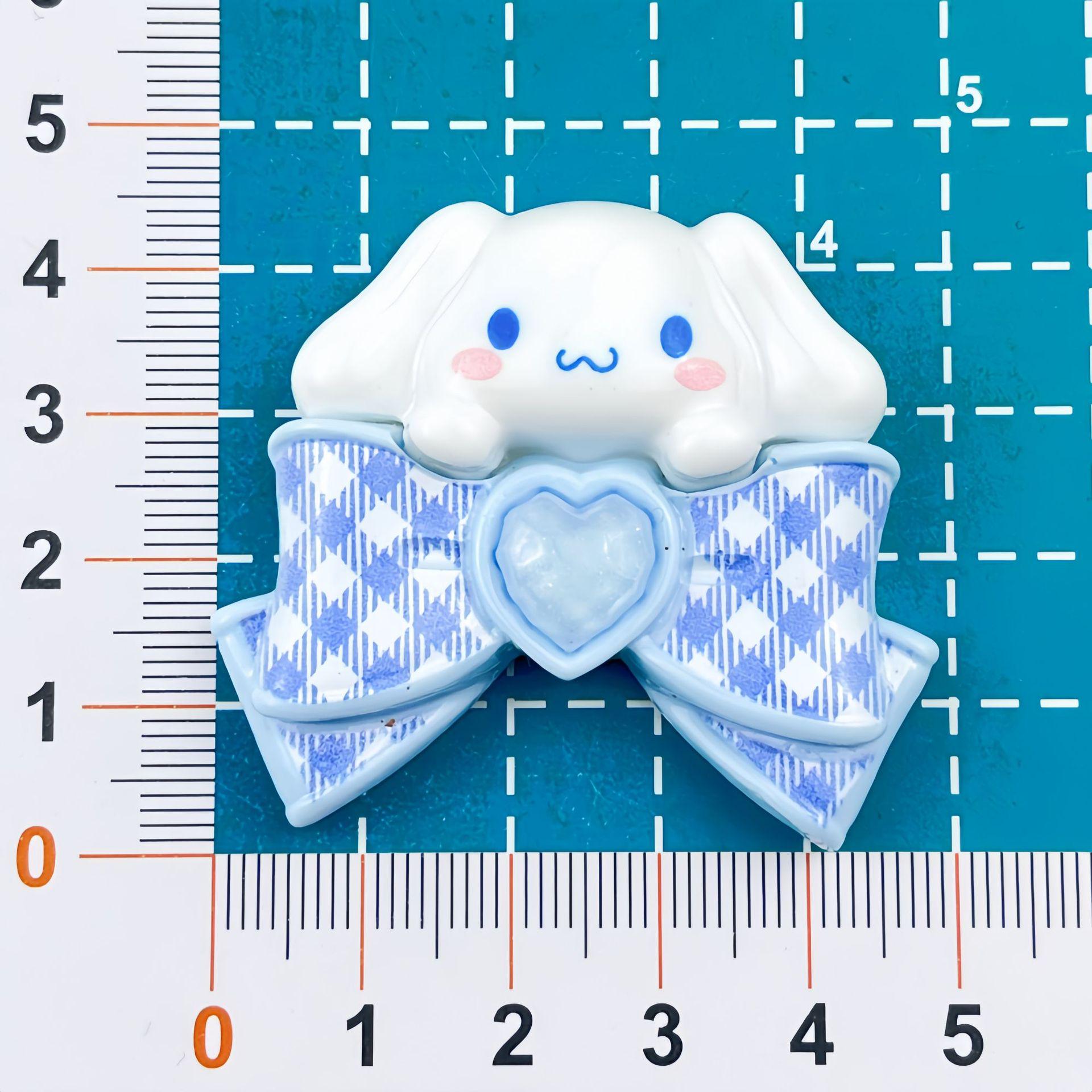 Sanrio Large Collar Bowtie Resin Hair Ornaments - Handmade DIY Accessories