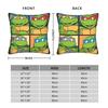  T-Teenage M-Mutant Ninja Turtles Pillow Case  Print Pillow Cover Vintage Pillowcases For Living Room Sofa