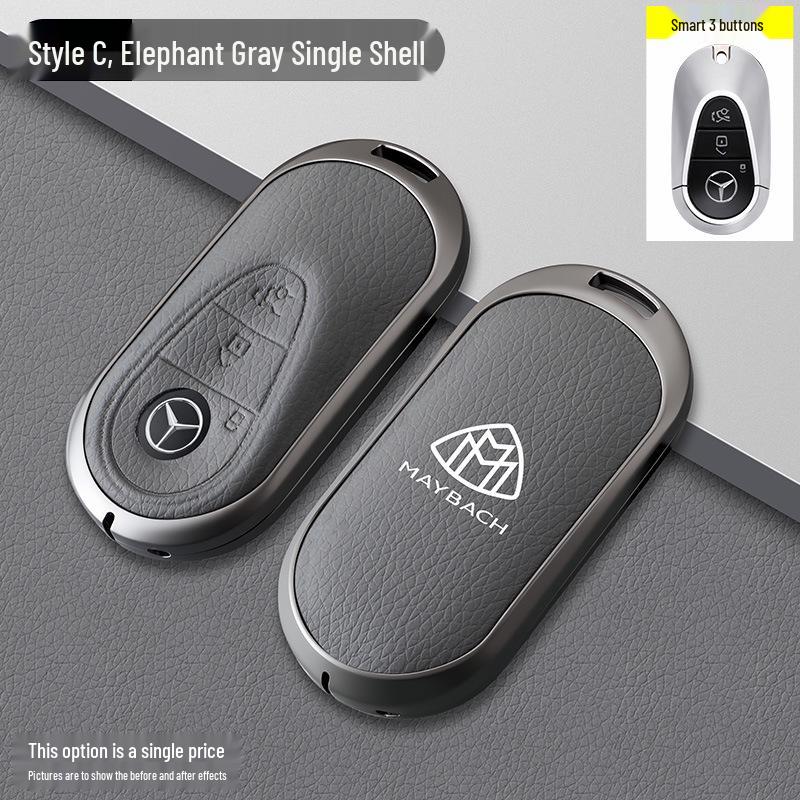 Maybach Model B Key Case - Elephant Grey