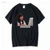 Computer Says No T Shirt S 3XL Little Britain  Vintage Washed Unisex Stretched Soft Homme Graphic Versatile Casual