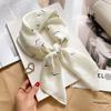 Luxus-Mode-Druck 70*70cm Seide Quadrat Schal Frauen Weiche Satin Haarband Halstuch Krawatte Weibliche Stirnband Foulard Tasche Band