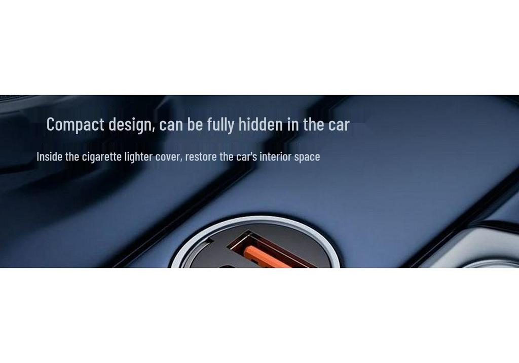 Dual-Port 30W High-Power Fast Car Charger for Mobile Devices