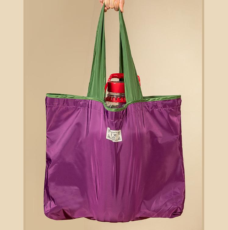 Eco-Friendly Large Waterproof Foldable Drawstring Shopping Shoulder Bag